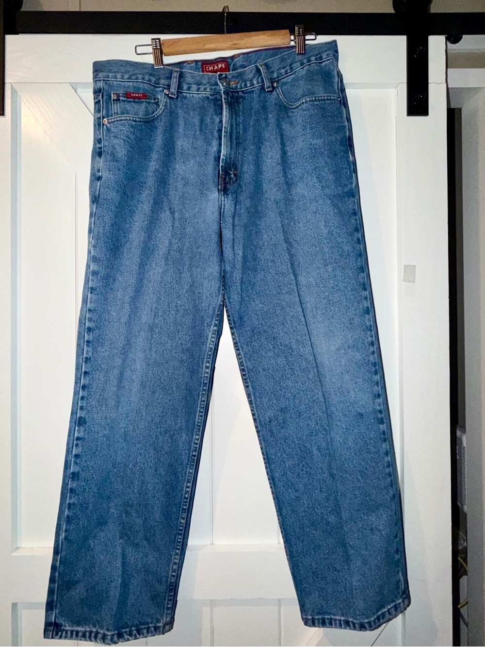 Vintage Chaps Ralph Lauren Men's Relaxed Fit Light Blue Denim Jeans